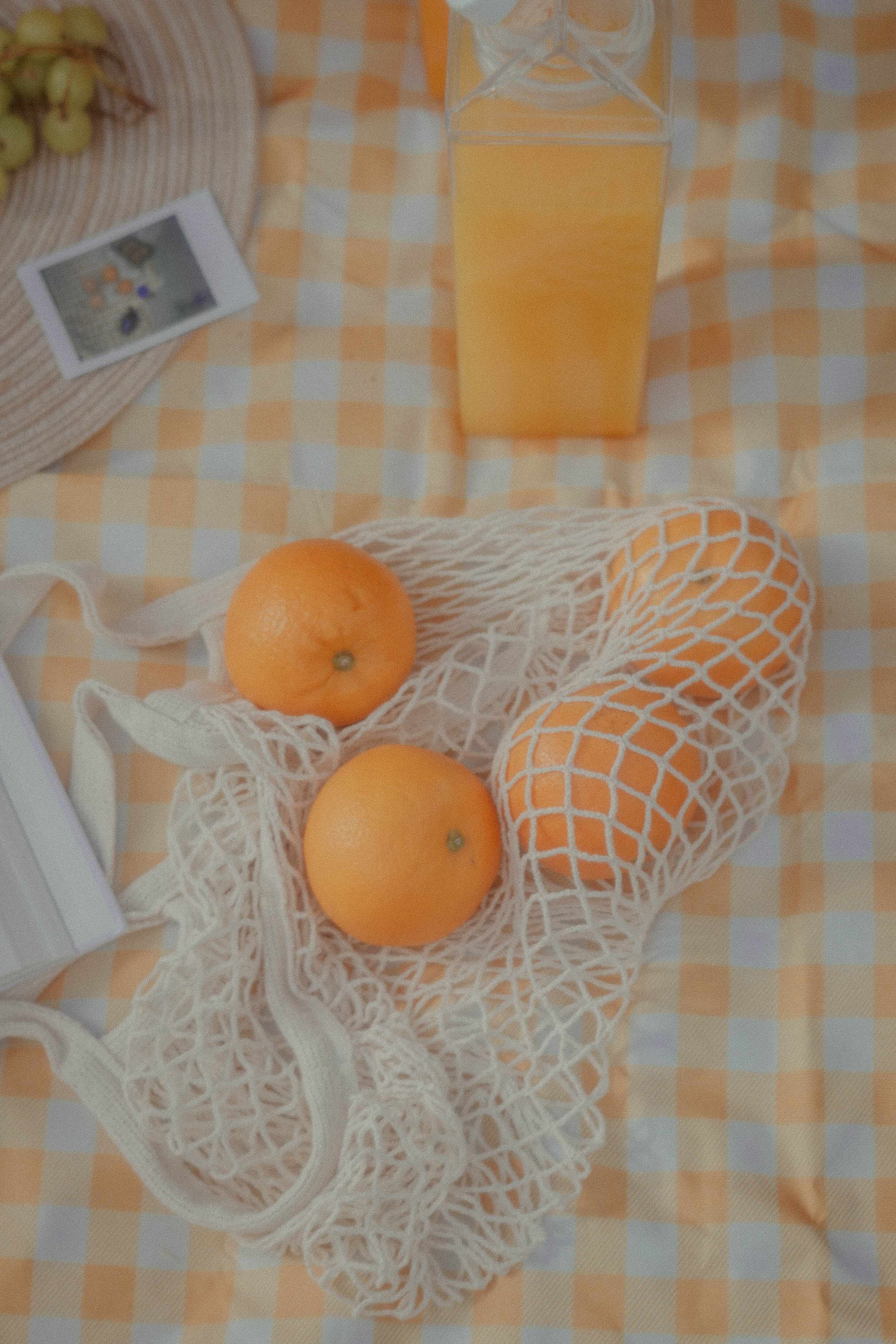 Orange juice close up